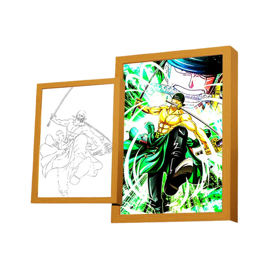 Tableau LED One Piece Zoro