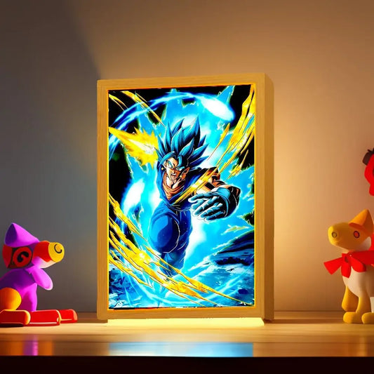 Tableau LED Dragon Ball Z - Vegetto Blue