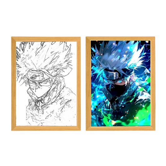 Tableau LED Naruto - Kakashi Hatake